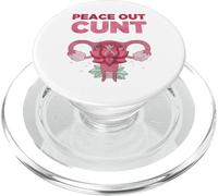 Hysterectomy Recovery Products - Peace out Uterus PopSockets PopGrip para MagSafe