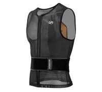 HYSTERESIS Protección de Espalda para esquí y Snow con Visor | Color: Negro | Talla: L | Medida Persona: | Diseño ergonómico GBA5 Flex | Material de Malla Ultra-Transpirable | Comodidad Extrema