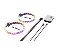 Hyte Tiras LED RGB Negras Pack 2 - 1m + Nexus Portal Negro