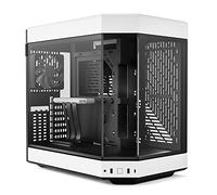 HYTE Y60 - Carcasa de Doble cámara panorámica de Vidrio Templado ATX de Torre Media con Cable Elevador PCIE 4.0 Incluido, Color Blanco (CS-HYTE-Y60-BW)
