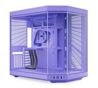 Hyte Estuche Y70 – ATX Mid Tower doble cámara, cristal templado, USB 3.2 – Taro Milk