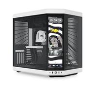 HYTE Y70 Touch Infinite Dual Chamber ATX Mid Tower - Funda estética Moderna con Pantalla táctil LCD integrada de 2.5 K - Panda