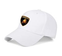 HYTOPCN Gorras De Béisbol Clásicas Lam -bo.RGhi. ni, Ajustable Gorra del Deporte Gorra, Unisex Transpirable Athletic Casual Cap (White,Talla única)
