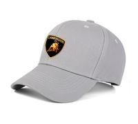 HYTOPCN Gorras De Béisbol Clásicas Lam -bo.RGhi. ni, Ajustable Gorra del Deporte Gorra, Unisex Transpirable Athletic Casual Cap (Grey,Talla única)