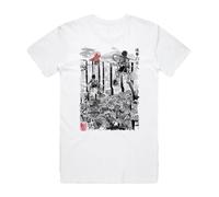 HYTREZSXC Anime Flying For Humanity T Shirt Size S - 5XL Gift For Friends Kids Black 3XL