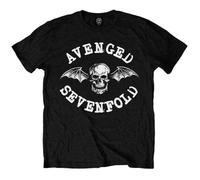 HYTREZSXC Avenged-Sevenfold-T-Shirt Death Band Black XL
