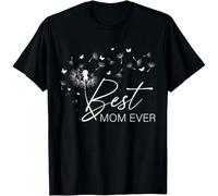 HYTREZSXC Best Mom Ever Gifts from Daughter Son Mom Kids Mothers Day T-Shirt Gift for Dad Black XXL