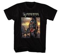 HYTREZSXC Bionic Commando - The World Burn - Short Sleeve - Adult - T-Shirt Black S