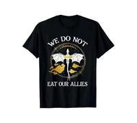 HYTREZSXC Versatile Men's T-Shirt Clothes We Do Not Eat Our Allies Dragon Rider 4th Wing B Black XL