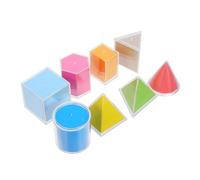 HYTROVE 1 Juego Geométricos para Educación Preescolar Bloques Geométricos Manipulativos para Enseñanza Matemática para Visualizar y