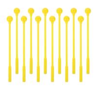 HYTROVE 10 Piezas de Mazos de Marimba para Bateristas Principiantes Color Amarillo Diseño Ergonómico y Material Ps para Kits de Batería