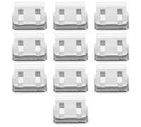 HYTROVE 10 Piezas de Pestillos Ajustables para Ventanas Corredizas y Puertas de Vidrio Llave y Sistema Antirrobo para Uso Residencial y Comercial