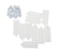 HYTROVE 10 Tubos Dispensadores de Adhesivo Epoxi de 50ml con Cartucho Plástico 1:1 para Proyectos de Construcción y Manualidades