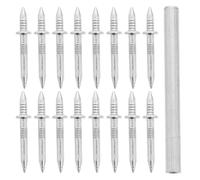 HYTROVE 101 Clavos de Doble Cabeza sin Costuras y Uñas Pequeñas con Rosca, Instalación Fácil Marcas, Resistentes para Zócalos y Paredes de Madera, y Yeso, Uso en Mejoras del Hogar