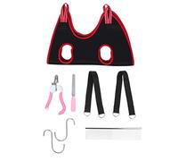 HYTROVE 1juego Hammock para Recorte De Uñas De Mascotas Arnés Colgante para Perros y Gatos Incluye Peine y Cortauñas para Aseo Casa