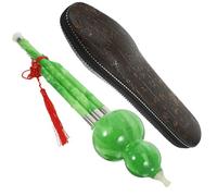 HYTROVE 1juego Hulusi De Resina Para Principiantes Instrumento Musical Para Niño Niña y Adultos Diseño Elegante Estuche Protector Sonido Agradable y Duradero Para Aprender Música