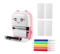 HYTROVE 1juego Impresora Fotográfica Térmica Portátil Impresora Inalámbrica para Estudiantes Tecnología De Impresión Sin Tinta Diseño Compacto y Ligero para Crear Recuerdos