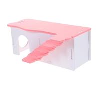 HYTROVE 1Piezas Casa de Hámster Escalera de Reutilizable para Mascotas Nido Duradero y Seguro para Descanso para Hámster y Cobayas