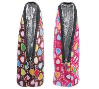 HYTROVE 2 Bolsas Térmicas para Biberones Aislamiento, Bolso Portátil para Leche de Ñiño, Poliéster Duradero, Tamaño Mediano, Asa Cómoda, Adecuado para Viajes y Cochecito de Ñiño