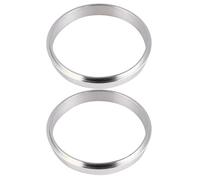 HYTROVE 2 Juntas para Máquina de Sellado Automáti Co, Anillo de Aluminio 90 a 85 Mm, Arandelas de Metal para Lavadora de Máquinas Selladoras de Té Leche, Repuestos de Sellado