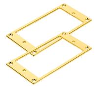 HYTROVE 2 Marcos de Pastilla de Latón Dorado para Guitarra Eléctrica, Accesorio Ligero Que Reduce Fricción y Fácil de Instalar, Adecuado para Guitarras Eléctricas