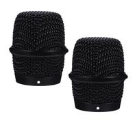 HYTROVE 2 piezas Rejilla de Micrófono de Metal Cabezal de Repuesto Compatible con Bs Malla Electrosoldada Ligera y Duradera para Ktv y Conferencias