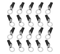 HYTROVE 20 Clips para Perfumes de Coche de Metal Negro Ángulo Ajustable para Ventilación de Aire Acondicionado, Decoración Interior para Coche y Hogar
