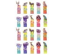 HYTROVE 20 Piezas Marcapáginas Decorativo de Papel Diseño Delicado de Animales en Peligro, Práctico para Marcar Páginas Estudiantes y Lectores