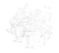 HYTROVE 20piezas Clip De Plástico para Persiana Clips De Plástico para Cortinas para Decoración De Ventanas Instalación Sencilla