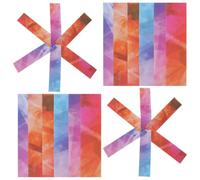 HYTROVE 24 Pegatinas de Calma Tira de Textura Rugosa para Escritorio, Material Peva y Pvc, Seguras y Resistentes para Aliviar Ansiedad y Estrés