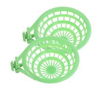 HYTROVE 2piezas Bandeja De Nido De Pájaro Plástico Sellada para Canarios y Periquitos para Uso Casa y Parque Resistente y Duradera