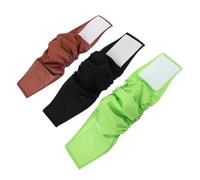 HYTROVE 3piezas Banda Abdominal para Perros Machos y Reutilizable De Cintura Absorbente y Lavable para Uso Interior y Exterior para Perros Pequeños