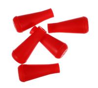HYTROVE 5 Puntas de Flecha de Goma Roja de 6mm para Práctica de Tiro Arco, Resistentes y Seguras para Flechas de Madera y Fibra de Vidrio