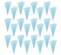 HYTROVE 50 Conos de Papel Diseño Elegante y Hueco para Confeti de Boda, Ligeros y Fáciles de Distribuir en Fiestas y Duchas Nupciales