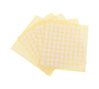 HYTROVE 500 Pegatinas Adhesivas Redondas de Doble Cara Transparentes, Cinta Autoadhesiva Fuerte sin Rastro para Manualidades, Oficina y Decoración, Puntos Adhesivos Multiusos