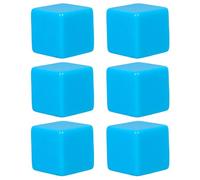 HYTROVE 6 Dados Grandes de Acrílico Seis Caras en Blanco para Juegos de Mesa, Tamaño Apto Escritura Creativa Educativa