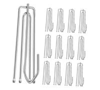 HYTROVE 60piezas Gancho De Cuatro para Cortina Ganchos De Ajustables Duraderos para Cortinas Plisadas Uso Oficina y Hogar