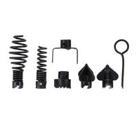 HYTROVE 7 Cabezales de Corte para Dragado de Acero al Manganeso, Herramienta de Limpieza de Desagües Domésticos, Accesorios para Máquina de Destape, Uso en Baños y Cocinas, Kit de