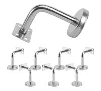 HYTROVE 8 Piezas Soporte Alta Inoxidable Estructura para Pasamanos de Plata Acero Modular y Capacidad de Carga en Escaleras Interiores Centros Comerciales