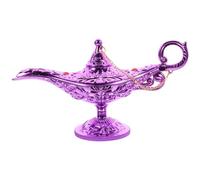 HYTROVE Adorno Decorativo Vintage de Lámpara Aladino Púrpura en Pp para Decoración de Fiesta de Bodas y Escritorio Diseño Elegante y Valor Coleccionable