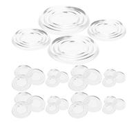 HYTROVE Almohadillas Protectores de Muebles Duraderos Costuras Antideslizantes 40 Transparentes de PVC para Mesa de Vidrio Ideales para Hogar y Oficina