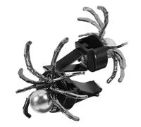 HYTROVE Ambientadores de Coche Clips de Ventilación en Forma de Araña, Accesorios Góticos para Decoración Interior y Difusores de Fragancia, Ideales para Coches y Fiestas Temáticas
