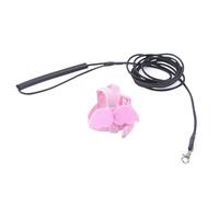 HYTROVE Arnés para Loros Ajustable Cuerda Elástica de 2m y Alas de Ángel Ultraligeras para Volar Libremente al Aire Libre Color Rosa