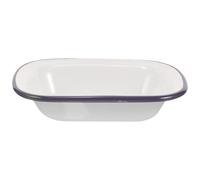 HYTROVE Bandeja Rectangular Multifuncional Resistente al Calor de Esmalte para Hornear y Almacenar Alimentos para Repostería y Cocina Diaria