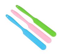 HYTROVE Barras de cera aplicadoras de silicona 3 piezas no pegajosas para depilación y limpieza corporal y podal en spa Color Aleatorio