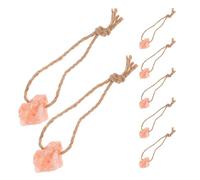 HYTROVE Bloques Minerales de Sal Rosa para Ganado y Cabras, 7 Piezas, Suministro Mineral Natural para Pastoreo en Granjas Animales Diversos