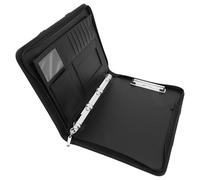 HYTROVE Bolsa de Almacenamiento de Archivos A4 de Pu y Metal Cremallera, Organizador Práctico y para Guardar Documentos en Oficina o Escuela