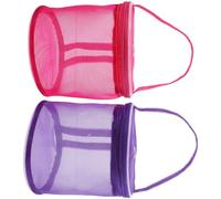 HYTROVE Bolsa Portahilos de Nylon para 2 Ovillos de Lana Púrpura, Ligera Asa Superior, Diseño Racionalizado Adecuado para Labores de Tejer y Uso Doméstico