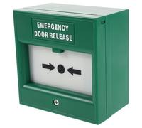 HYTROVE Botón de Alarma Manual Verde de Plástico para Corredores y Almacenes Control Manual Mejorado y Cumplimiento de Normas de Seguridad contra Incendios