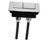 HYTROVE Botón de Descarga Doble Pulsación Rectangular para Cisterna Inodoro, Repuesto Fácil Instalación, Varilla Ajustable 5.51x3.34 Pulgadas, Uso en Baño Doméstico